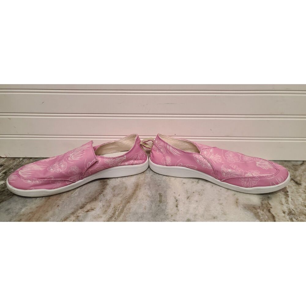 Vionic Beach Womens Malibu Jellyfish Pink/White Slip On Shoes Size 9 - Picture 4 of 7